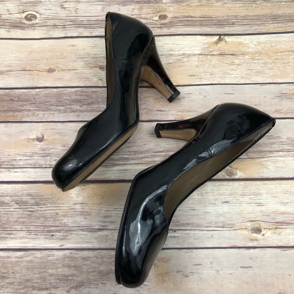 Anyi Lu ‘Emily’ black patent pump - Picture 5 of 8